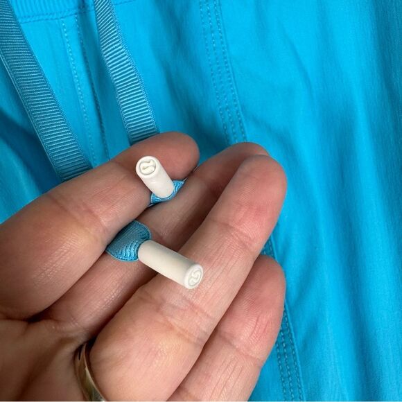 Lululemon Women's Studio Dance Mid Rise Crop Pants Teal Blue LW6601S Size 8 - Picture 3 of 6